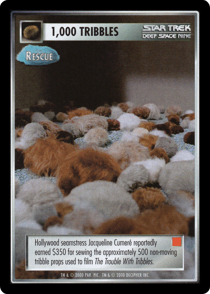 1,000 Tribbles - Rescue (Red)